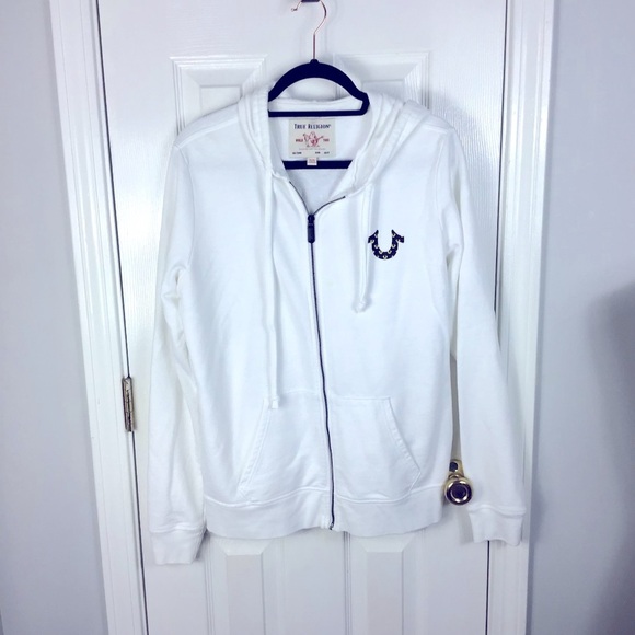 True Religion Monogram HS Zip Women's Size XL - Picture 1 of 3